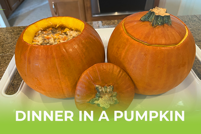 Dinner In A Pumpkin
